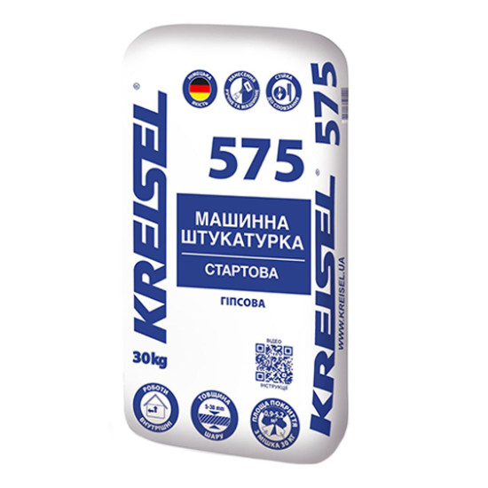 Штукатурка гіпсова, машинна Kreisel 575, 30 кг